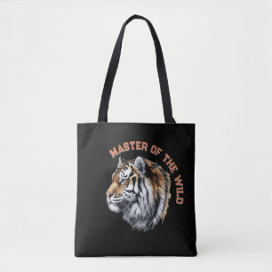 Tiger Master of the Wild Tote Bag