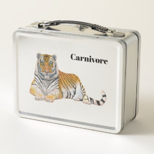 Tiger Metal Lunch Box