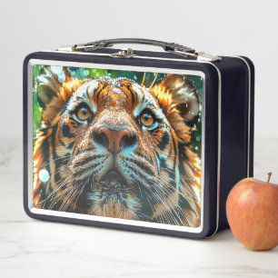 Tiger Metal Lunch Box