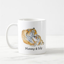 Tiger Mom & Cub – Personalized Love
