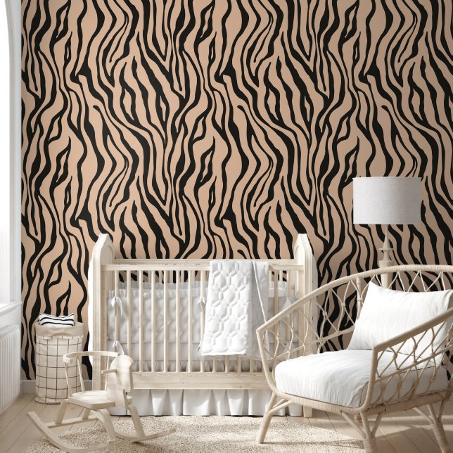 Tiger Monochrome Wallpaper (Kids)