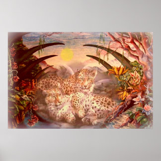Tiger morning poster