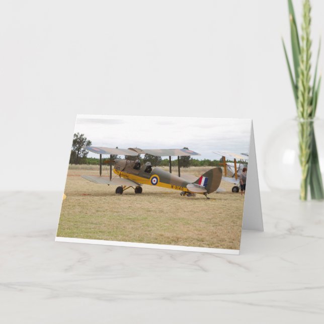 Tiger Moth 80Th Anniversary Fly-in Card (Front)