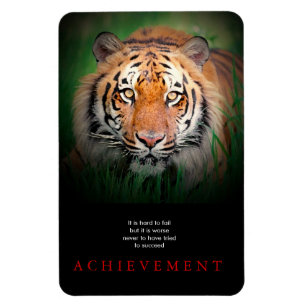 Tiger Motivational Achievement Magnet