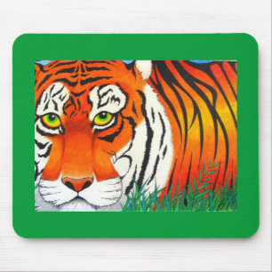 Tiger mouse pad