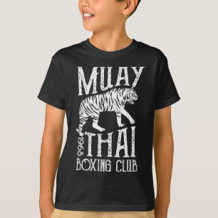Tiger Muay Thai Kickboxing Club Mma Training Gift  T-Shirt