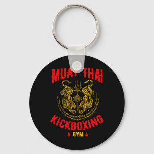 Tiger Muay Thai Kickboxing Gym Mma Training Gift Keychain