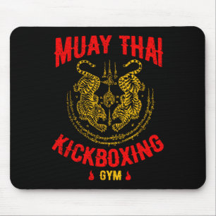 Tiger Muay Thai Kickboxing Gym Mma Training Gift Mouse Pad