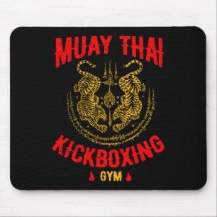 Tiger Muay Thai Kickboxing Gym Mma Training Gift  Mouse Pad