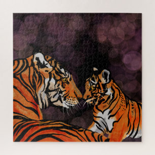 Tiger mum jigsaw puzzle