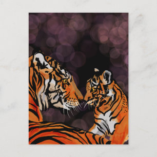 Tiger mum postcard