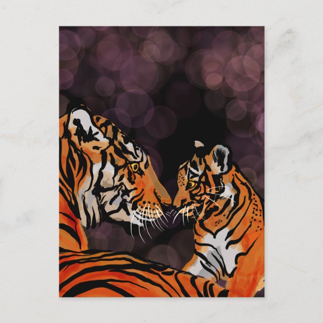 Tiger mum postcard (Front)