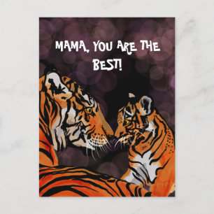 Tiger mum postcard