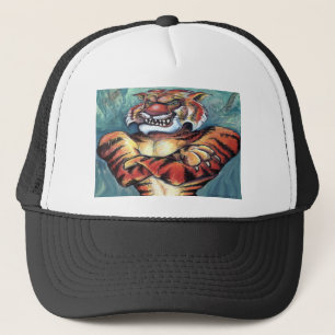 Tiger Muscle Trucker Hat