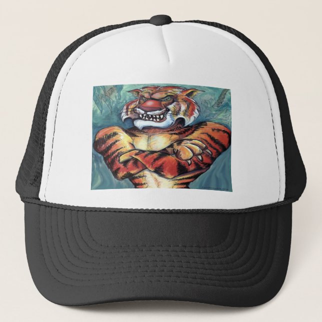 Tiger Muscle Trucker Hat (Front)