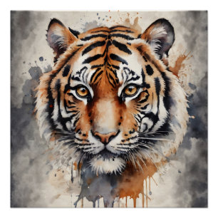 Tiger n° 3 Poster brillant