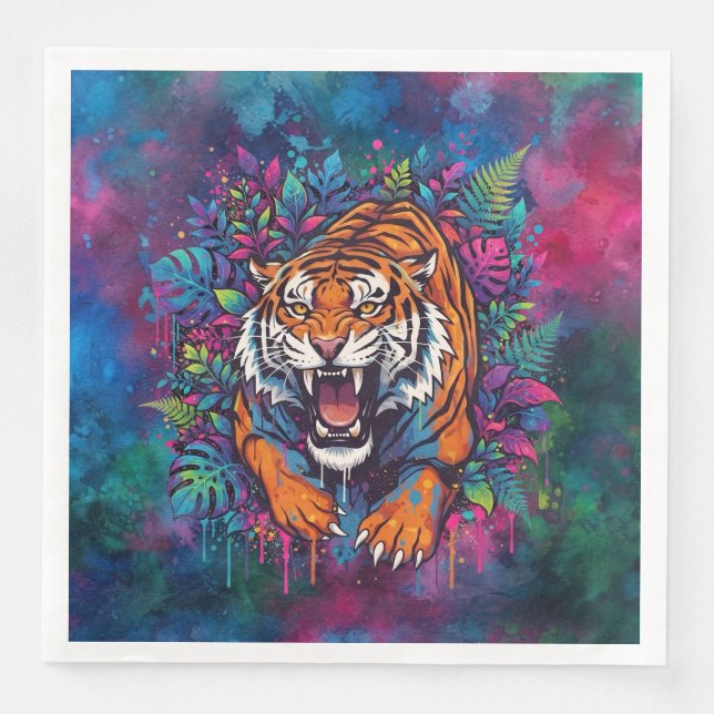 Tiger Napkin (Front)