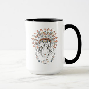Tiger Native American Indian Chief Mug