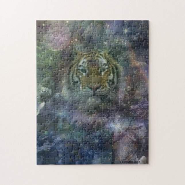 Tiger - Not Just Another Kitty Cat Jigsaw Puzzle (Vertical)