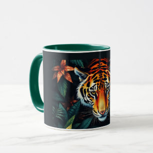 “Tiger of Mine” – Colourful Tiger Portrait Mug