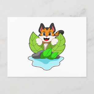 Tiger on the Hunt Postcard