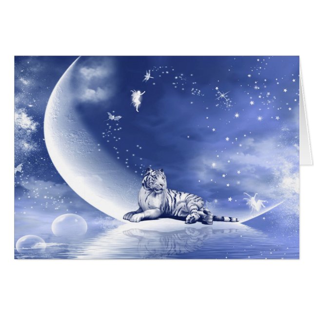 Tiger on the moon (Front Horizontal)