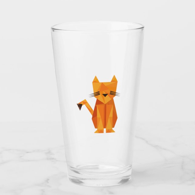 Tiger Oragami Glass (Front)