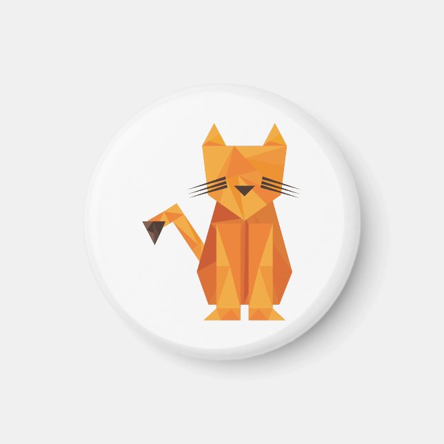 Tiger Oragami Magnet (Front)