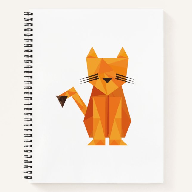 Tiger Oragami Notebook (Front)