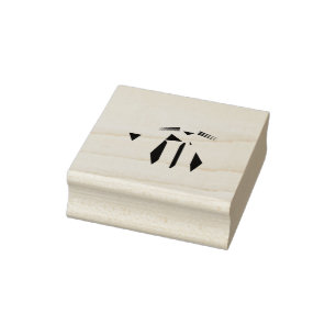 Tiger Oragami Rubber Stamp