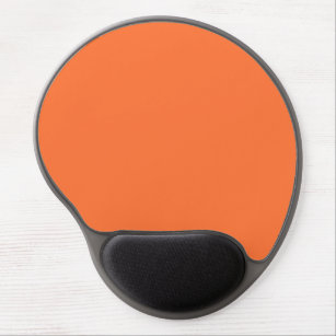 Tiger Orange Personalized Trend Colour Background Gel Mouse Pad
