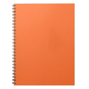 Tiger Orange Personalized Trend Colour Background Notebook