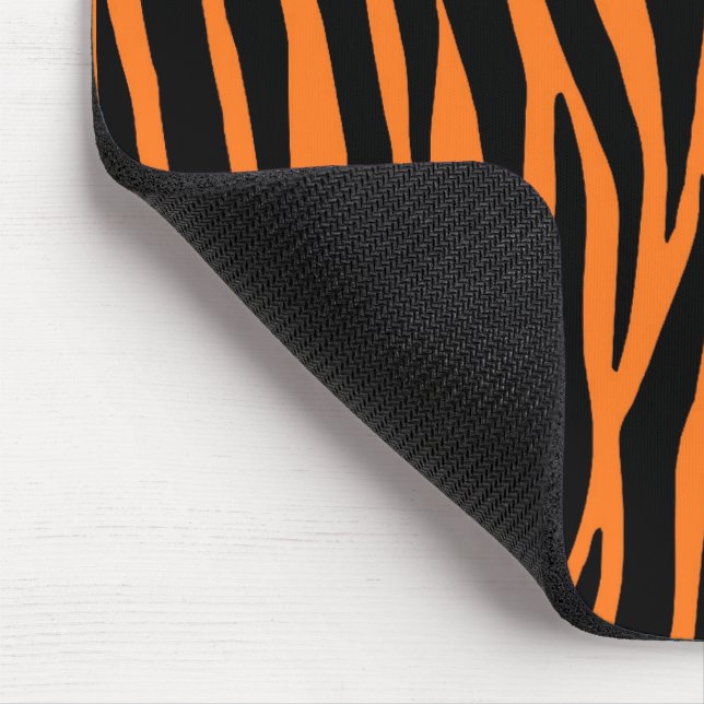 Tiger / Orange Zebra Mouse Pad (Corner)