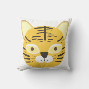 tiger painting art throw pillow