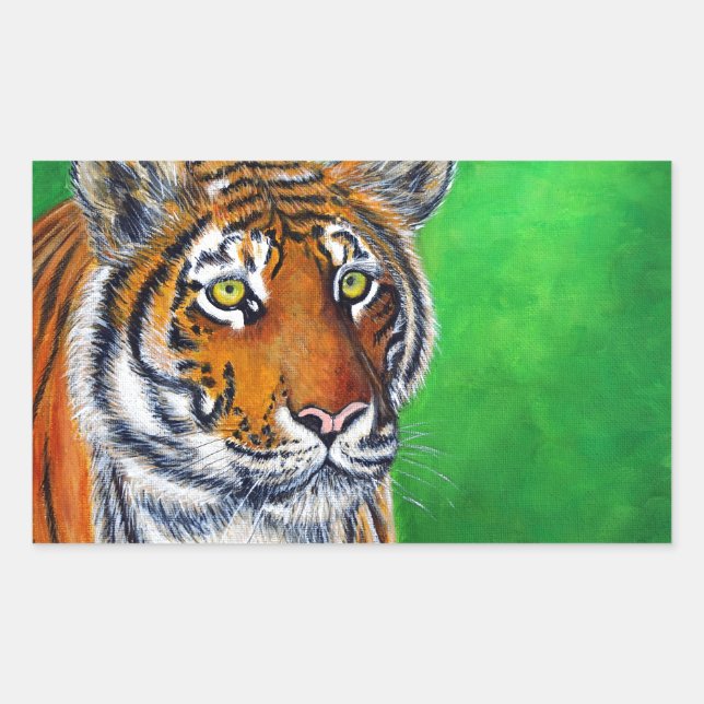 Tiger Painting Sticker (Front)