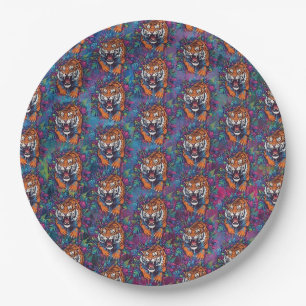 Tiger Paper Plate