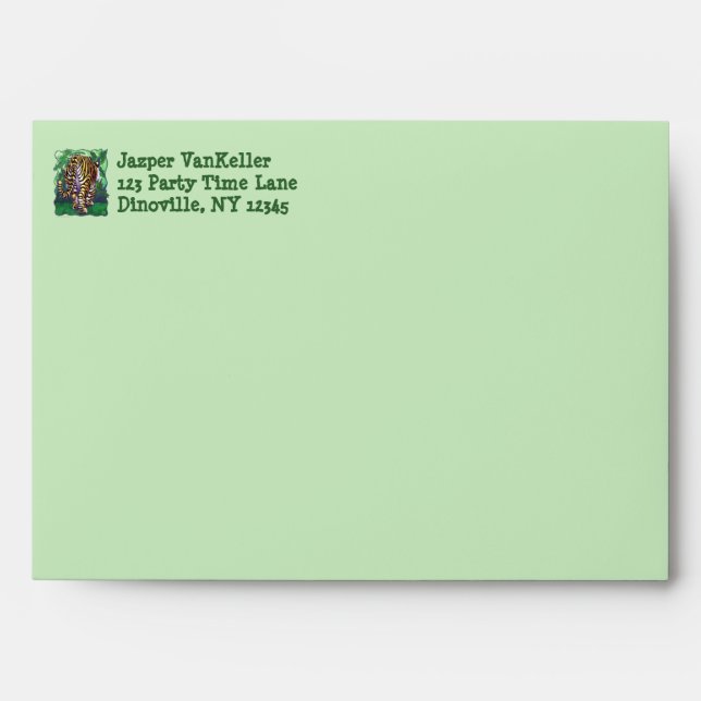 Tiger Party Centre Envelopes (Front)