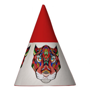 Tiger Party Hat