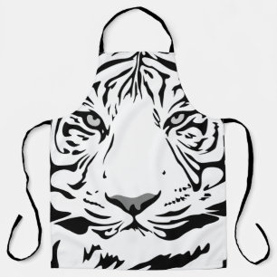 Tiger pattern animal design flat apron