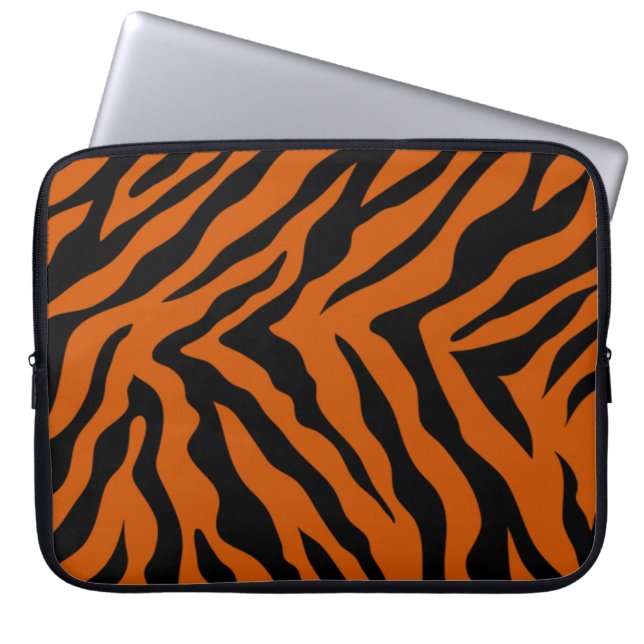 Tiger Pattern Laptop Sleeve (Front)