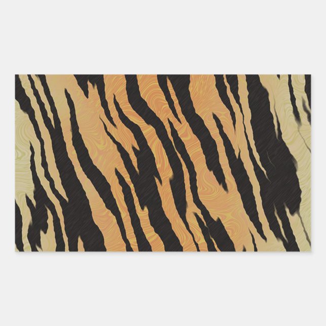 Tiger Pattern Sticker (Front)