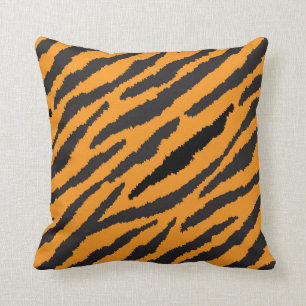 Tiger Pattern Throw Pillow