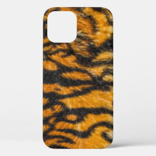 Tiger patterned backgroundabstract, animal, asia, iPhone 12 case