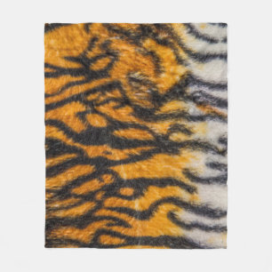 Tiger patterned backgroundabstract, animal, asia, fleece blanket