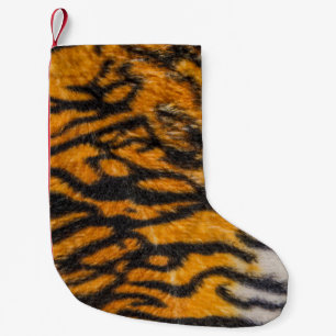 Tiger patterned backgroundabstract, animal, asia, small christmas stocking