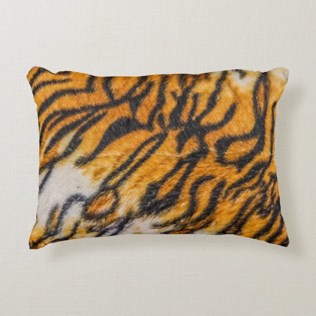 Tiger patterned backgroundpattern, tiger, abstract accent pillow (Front)