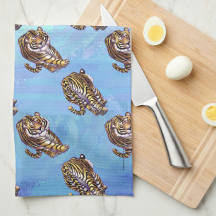 Tiger Patterns Kitchen Towel
