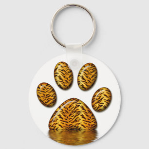 Tiger Paw #2 Keychain