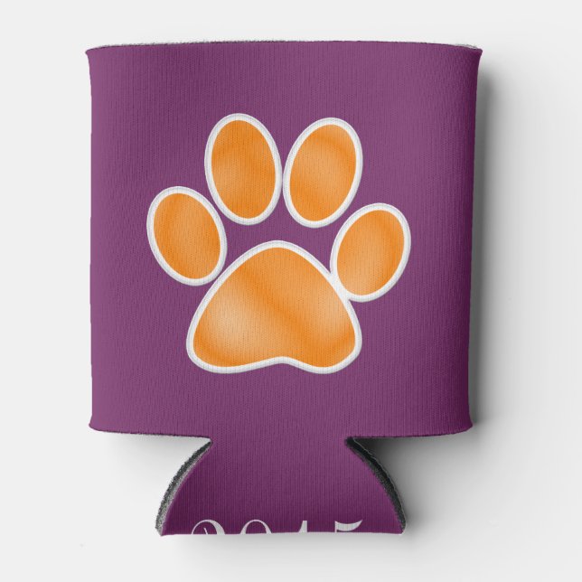 Tiger Paw Can Cooler - srf (Front)