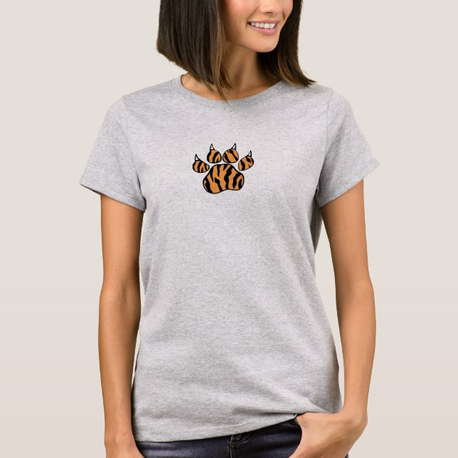 Tiger Paw Print T-Shirt (Front)